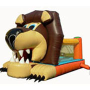 inflatable lion bouncer